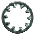 Midwest Fastener Internal Tooth Lock Washer, For Screw Size 3/8 in Steel, Zinc Plated Finish, 100 PK 03984